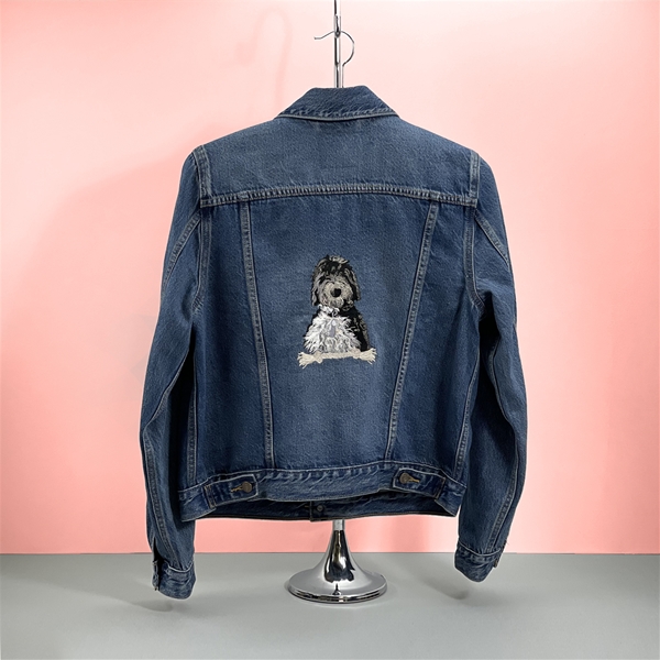 Pet Portrait Denim Jacket